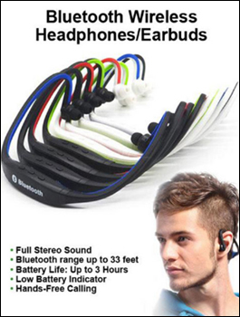 Bluetooth Wireless Headphones Earbuds